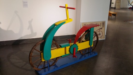 达•芬奇设计的自行车复制品